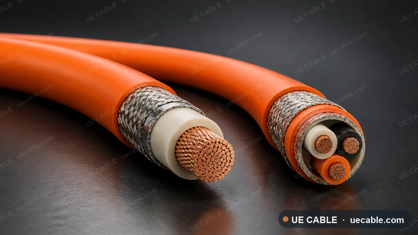 EV high-voltage cable display