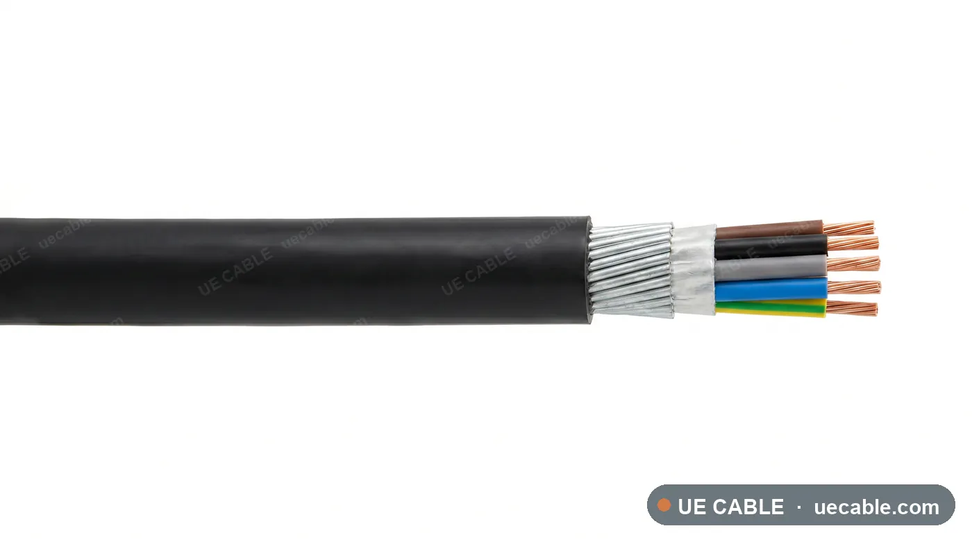 BS 5467 XLPE SWA PVC Multicore Armoured Cable cable construction reference