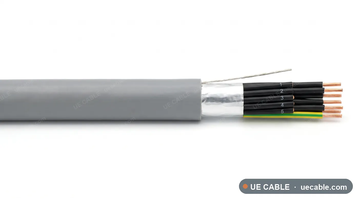 Continuous Flex PUR Track Control Cable cable construction reference
