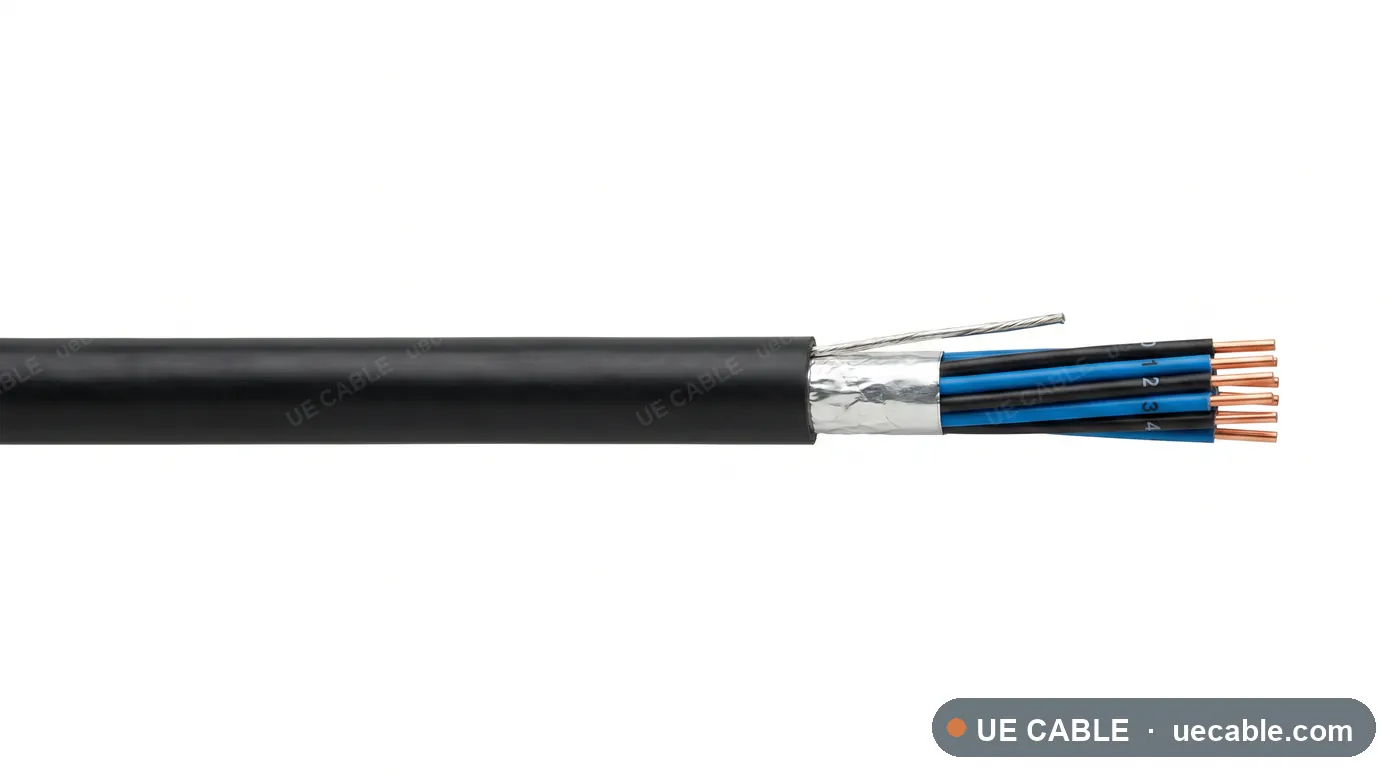 EN 50288-7 RE-2X(St)H SWA Multicore Instrumentation Cable cable construction reference