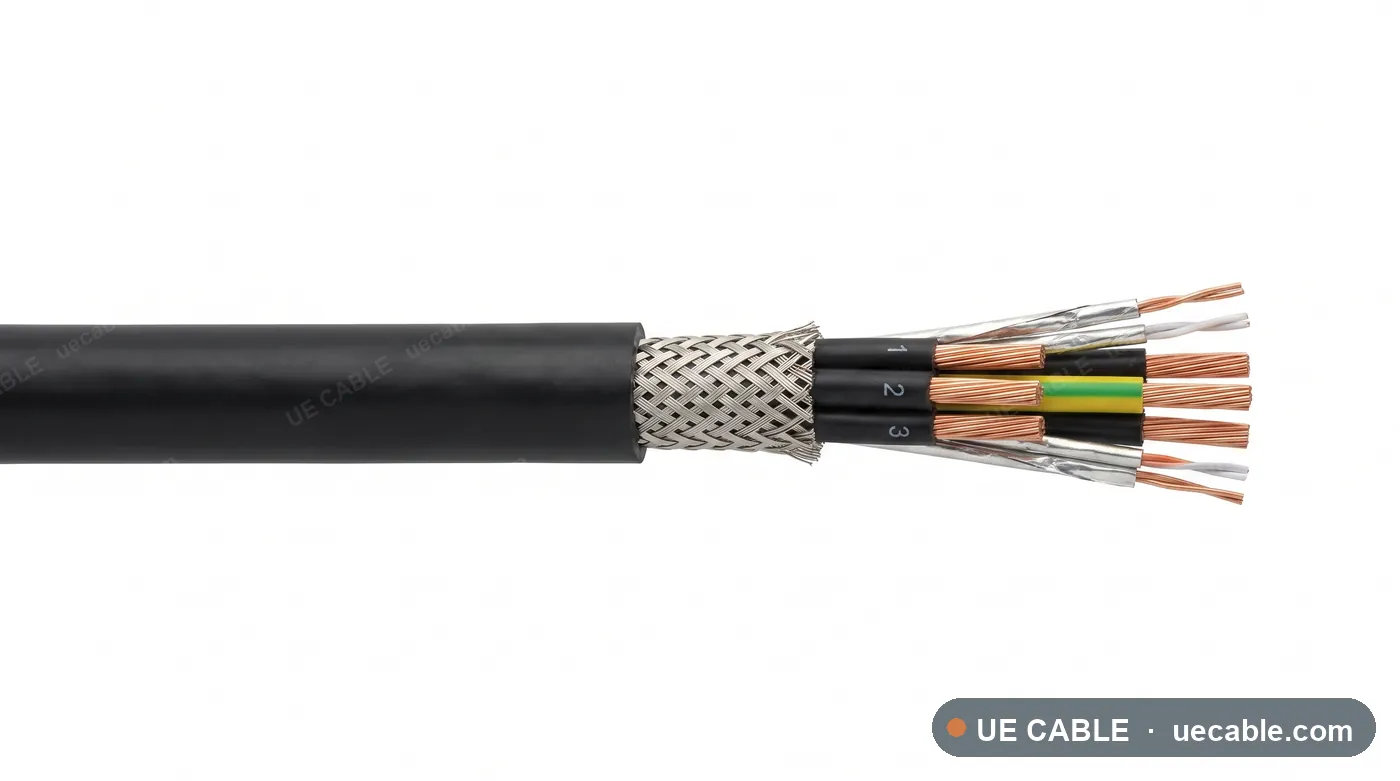 Hybrid Power Signal Drag Chain Cable cable construction reference