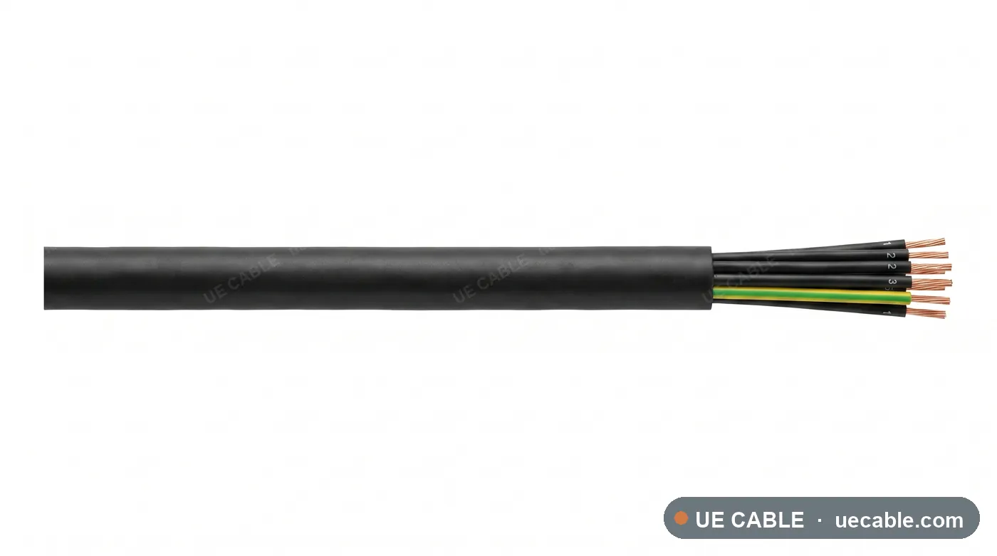 PVC Flat Festoon Crane Cable cable construction reference