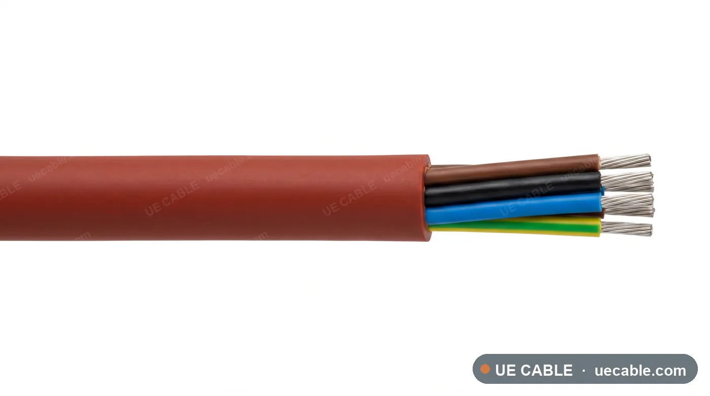 S180 HT Continuous Flex Silicone Cable cable construction reference