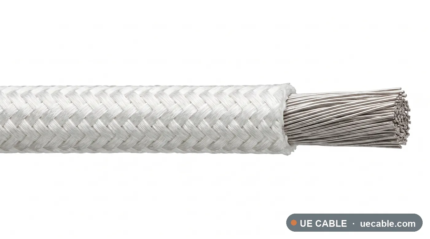 SIAF-GL Glass Braided Silicone Cable