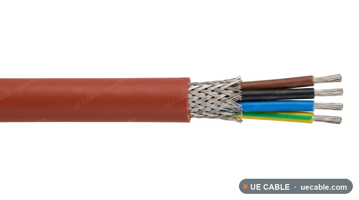 SIHFC Screened Silicone Control Cable cable construction reference