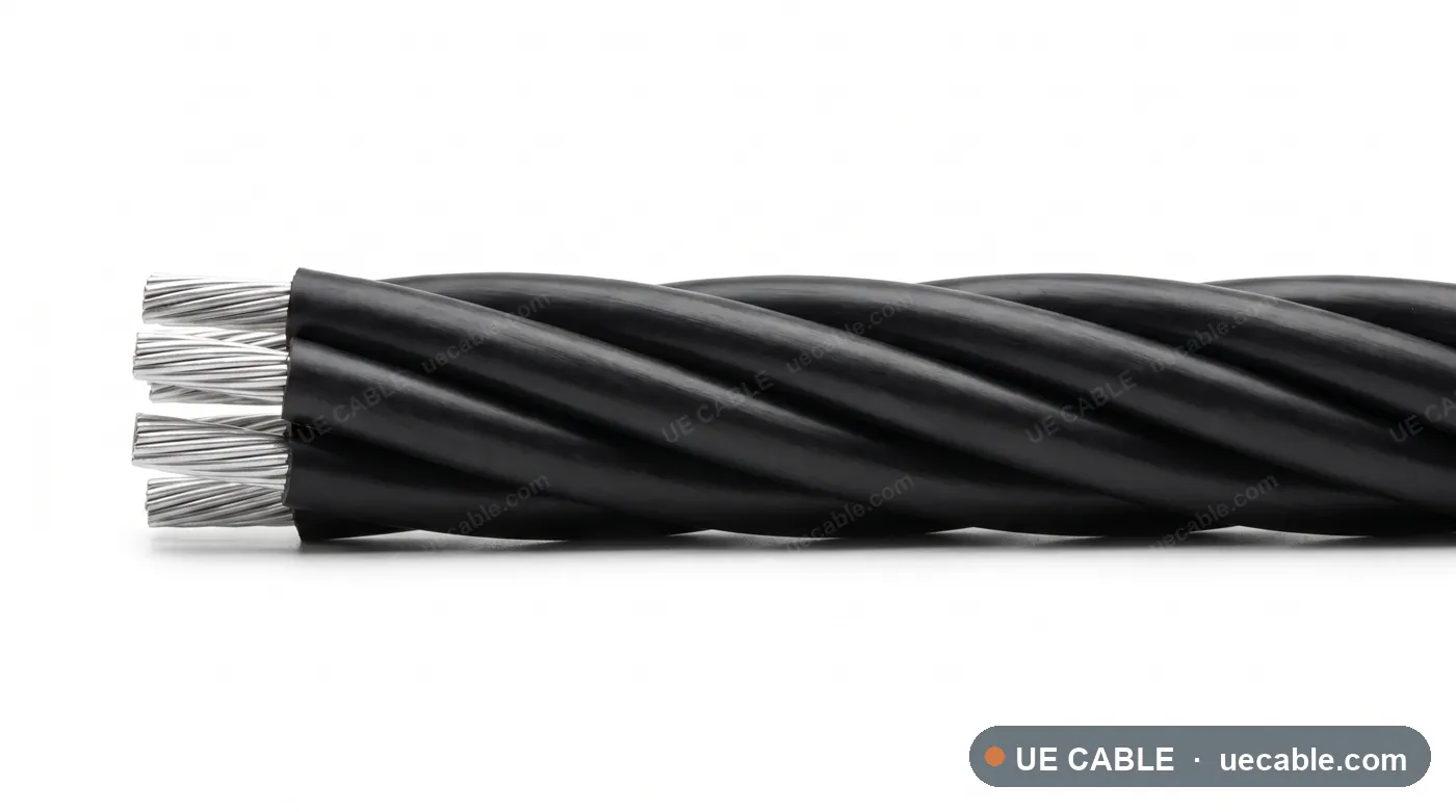 Triplex Overhead Service Drop ABC Cable cable construction reference